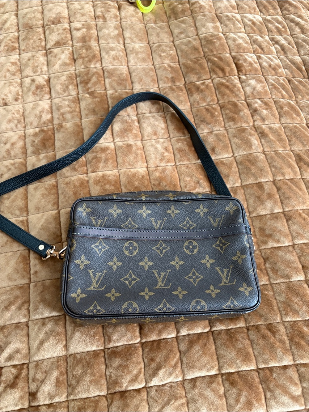 Louis Vuitton Brown Monogram Crossbody Shoulder Bag